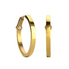 große Creolen Ohrring 25mm